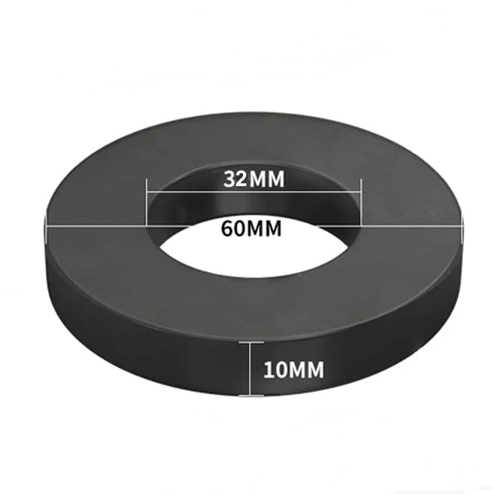 Ферритовый кольцевой магнит D45-100мм, сверхмощные керамические магниты для промышленности, круглые магнитные катушки Наука, поделки и хобби