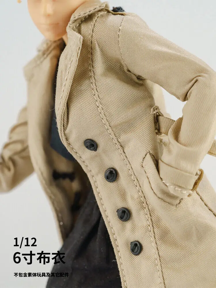Масштаб 1/12 пальто для женщин модель 6-дюймового romankey