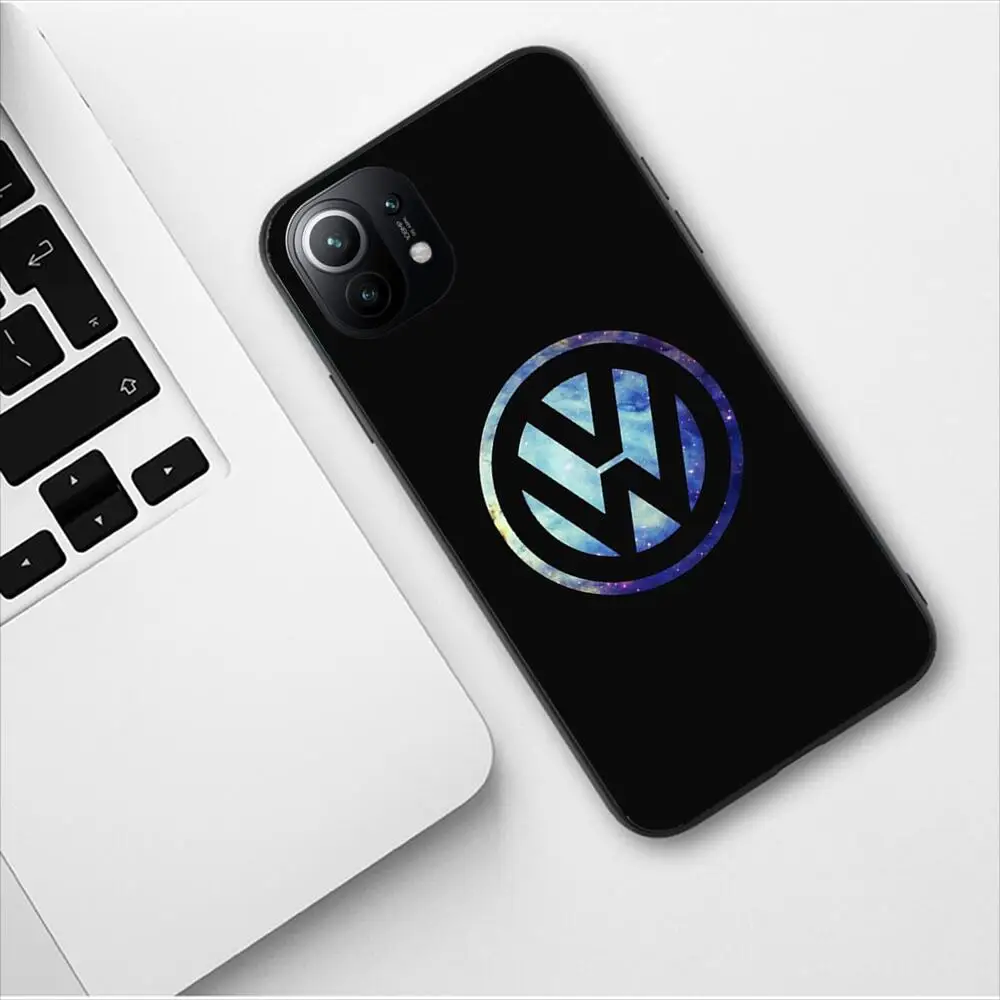 Volkswagen Phone Case for Xiaomi 13 12 11T 9 11 10C 9T 8 9SE 11i Lite Ultra Note10 Poco F3 M4 M3 Pro Soft Silicone Black Covers