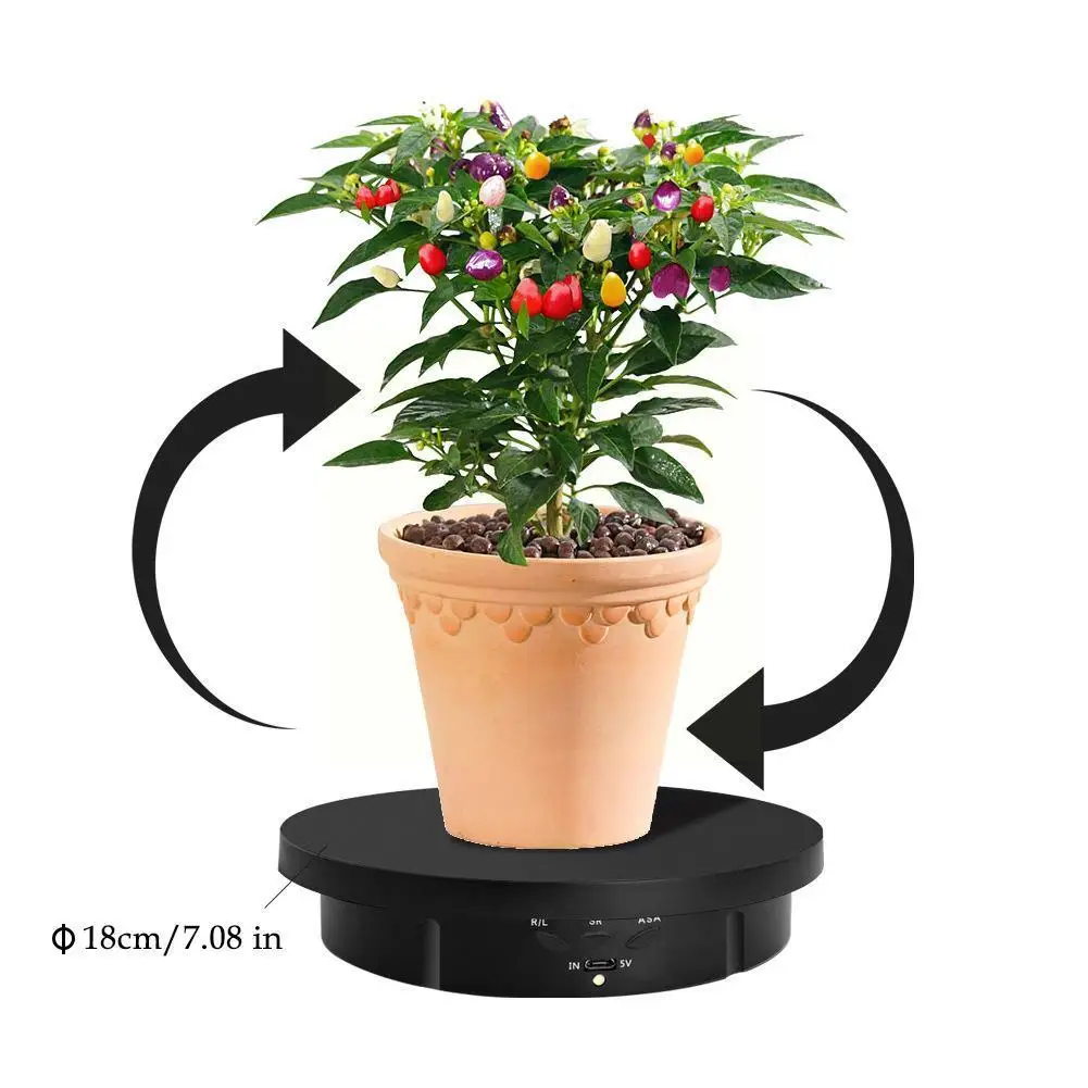 

Электрический поворотный стол 3 в 1 360 градусов с пультом дистанционного управления для фотографирования с поворотным механизмом V0L9