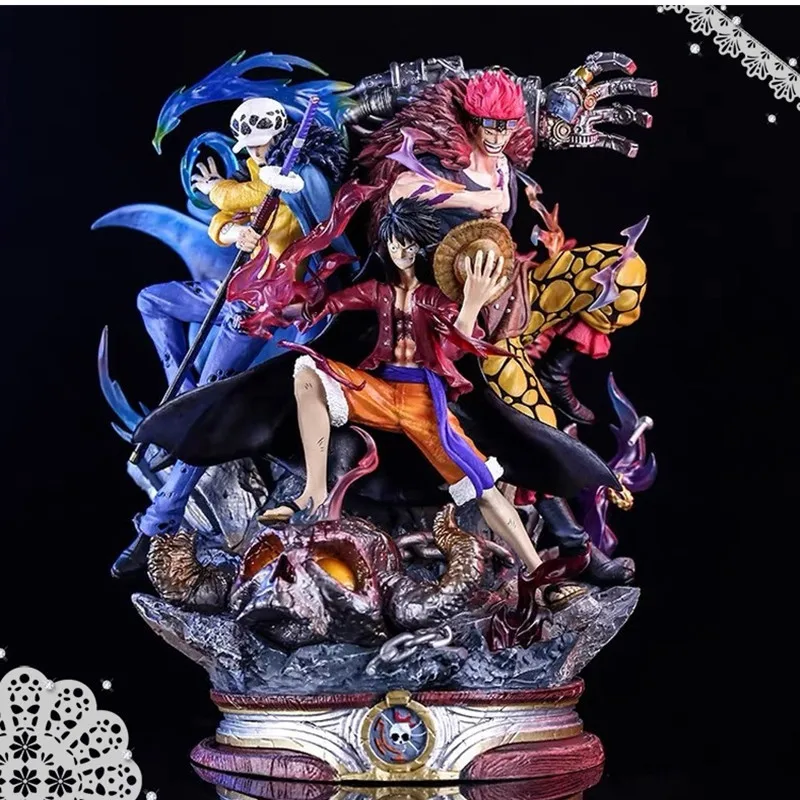 

New One Piece Anime Figure Luffy Eustass Kid Trafalgar D Water Law Action Figure Statue Model Decoration Collection Toy Boy Gift