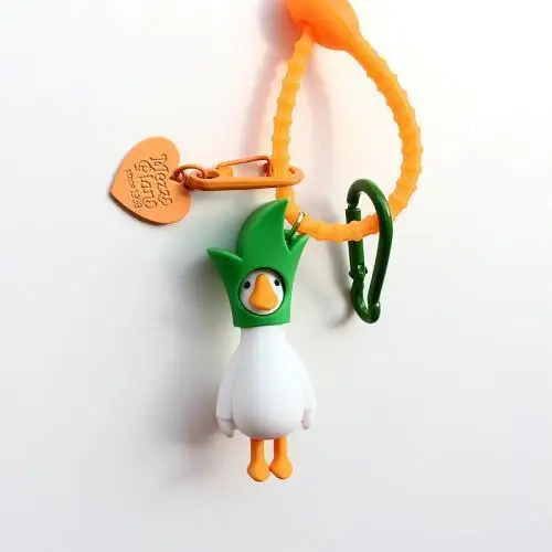 

Модный модный милый мультяшный брелок с желтой уткой, модный студенческий кулон, изысканный персонализированный подарок, брелки, аксессуар