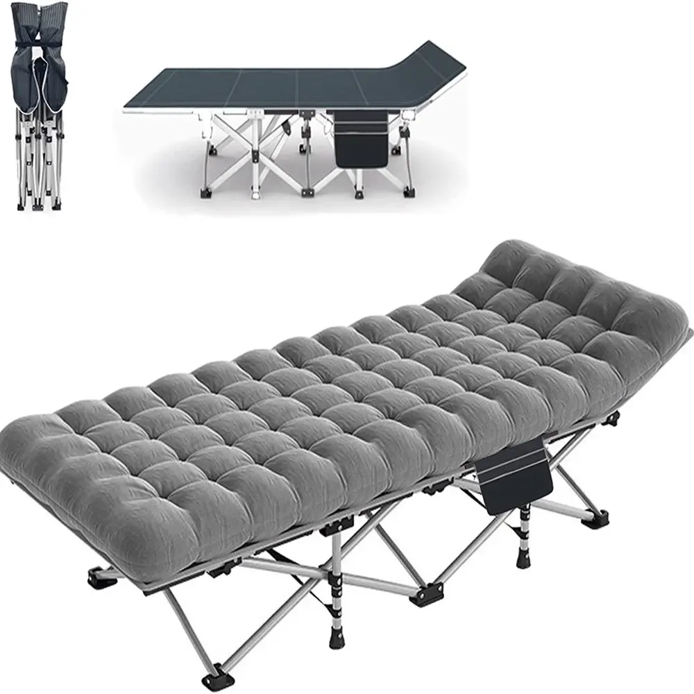 

Складная кроватка для кемпинга 71 дюймов x 28 дюймов x 14 дюймов кроватка для сна с сумками для переноски и матрасом 500 фунтов (максимальная нагр...