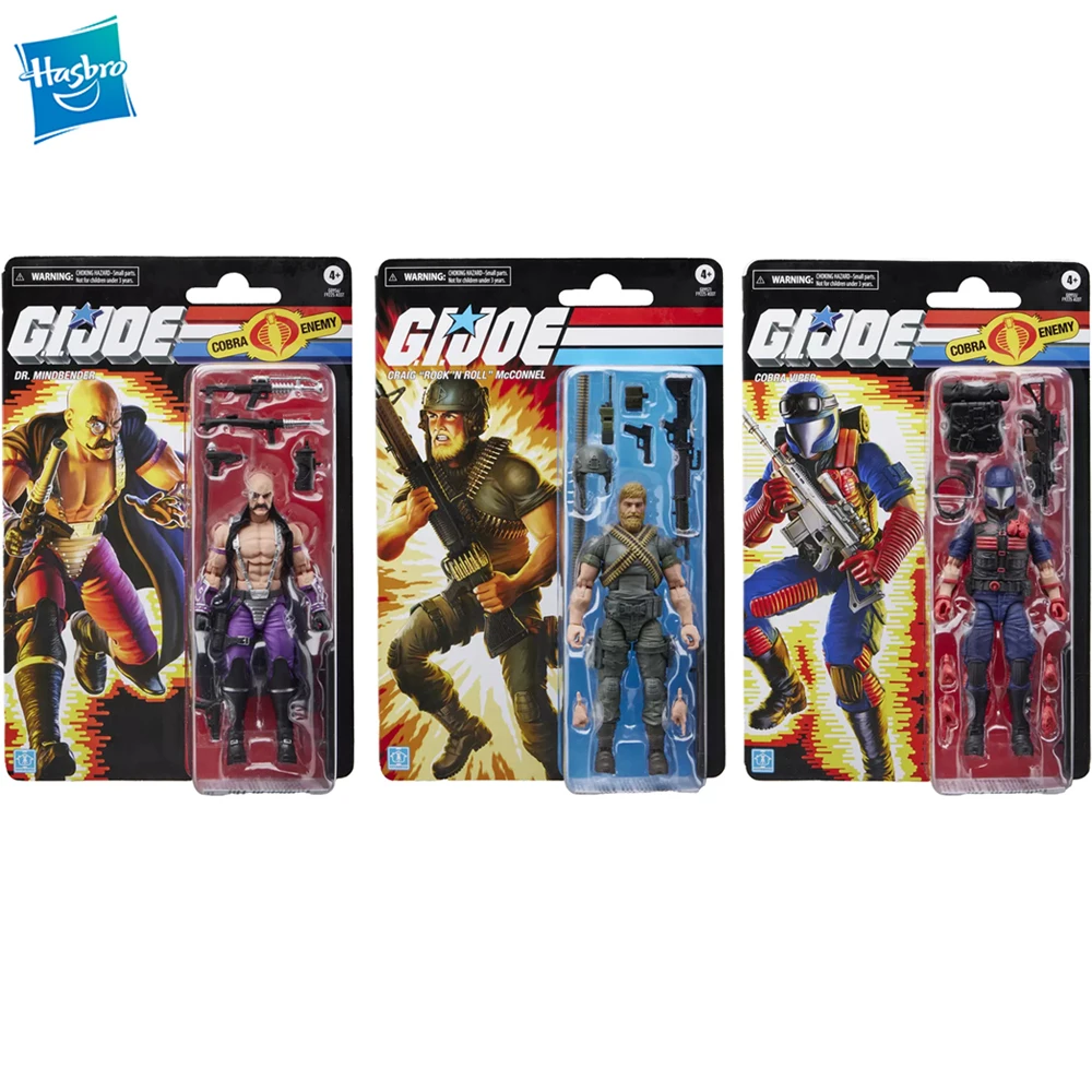 Передзаказ G.i. Joe Classified Series Ретро Cardback Craig Rock N Roll Mcconnel Cobra Viper Dr. Mindbender 6-дюймовая
