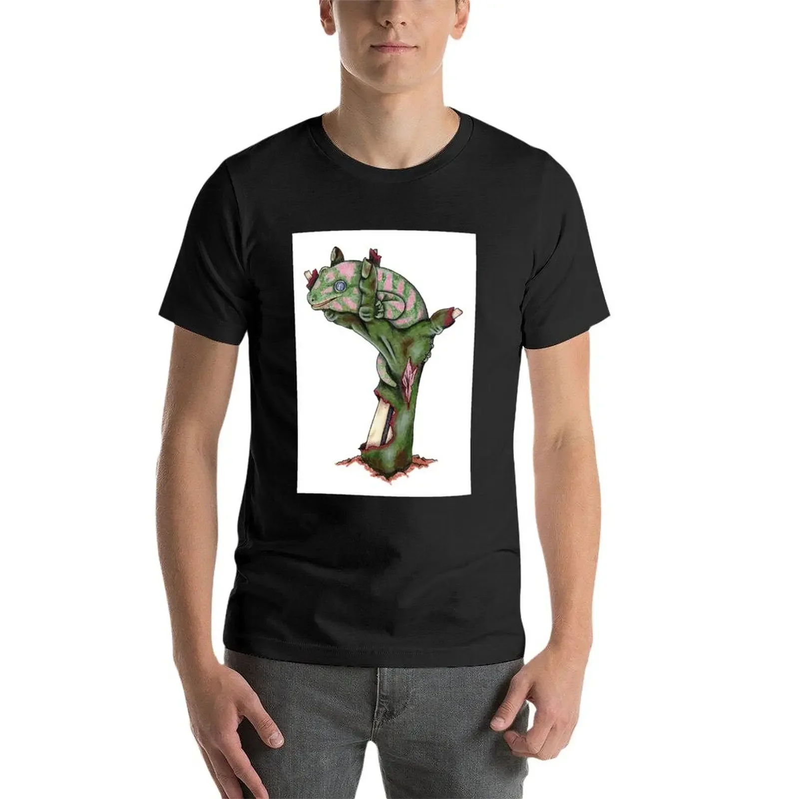 Мужская футболка с рисунком зомби