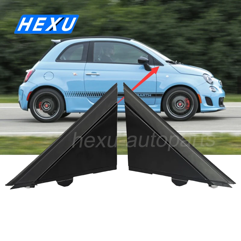 

Front Left Or Right Door Mirror Flag Cover Molding Triangle Cover For Fiat 500 2012-2019 1SH17KX7AA 1SH16KX7AA