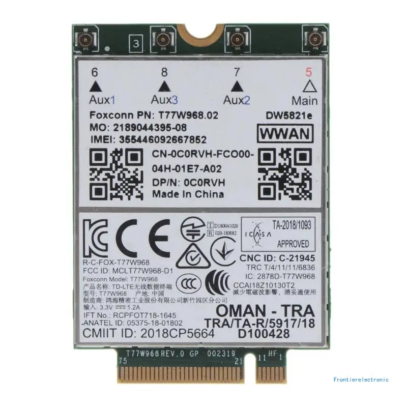 Модуль T77W968 DW5821e X20 LTE Cat16 1 Гбит/с FDD-LTE TDD-LTE