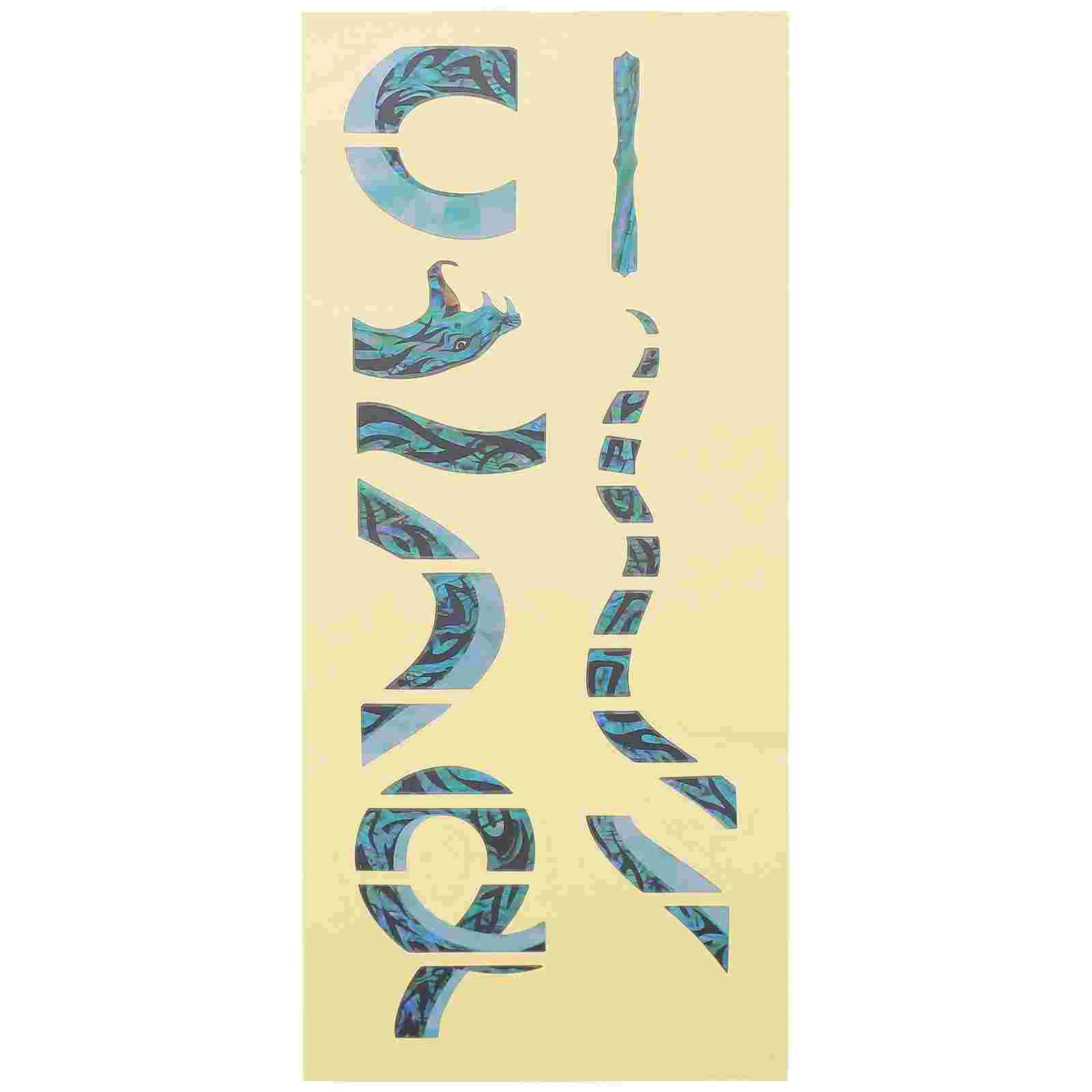 

Guitar Self-adhesive Sticker Electric Guitar Guard Patch Creative Fingerboard Sticker