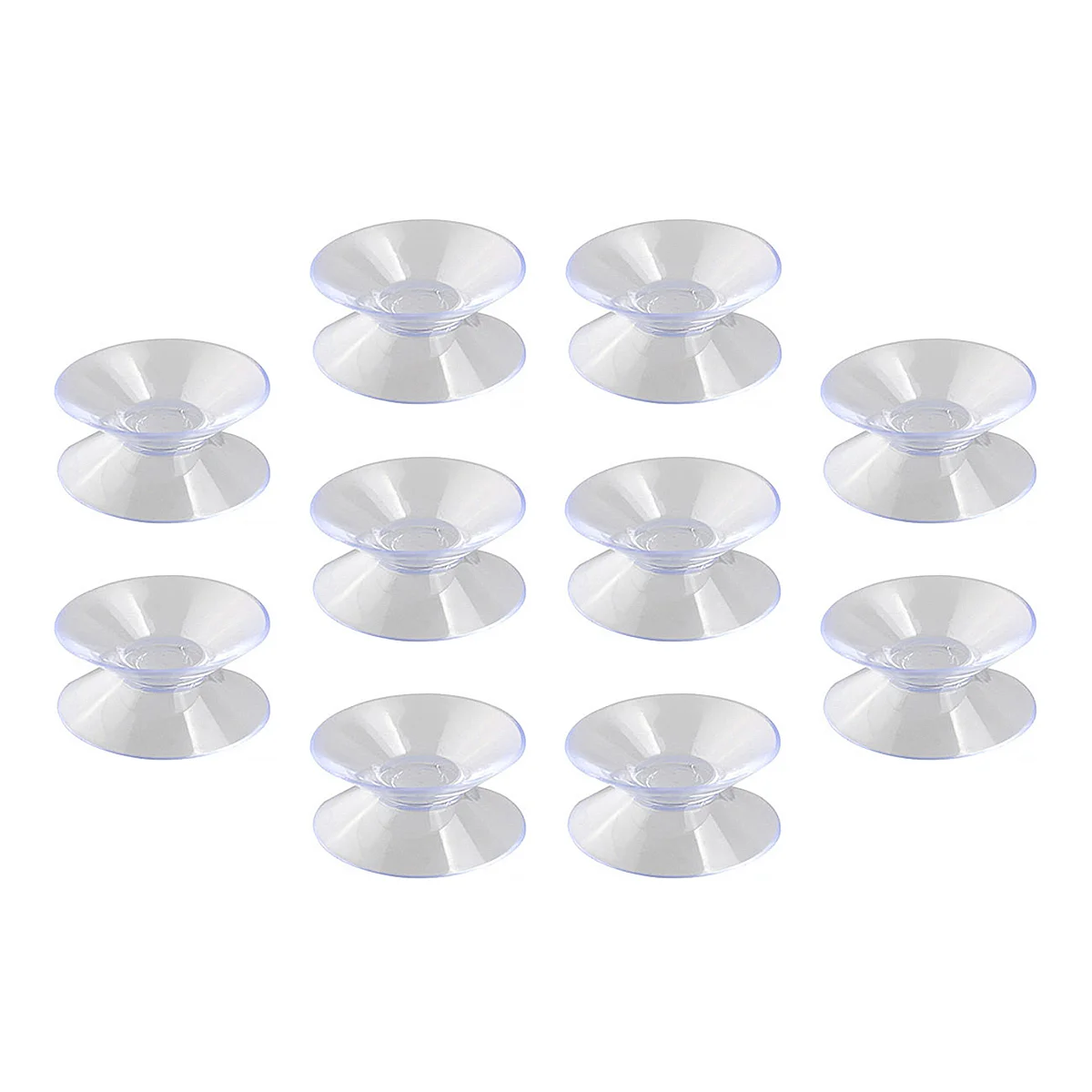 

Suction Cups Cup Glass Sucker Double Pads Sided Hookstable30Mm Clear Window Hanger Duty Heavyspacers Hook Side Dual Pad Anti