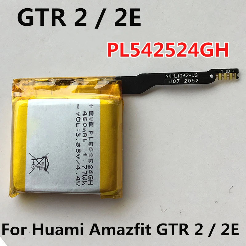 Аккумулятор для Huami Amazfit Bip Ares Pace A1609 Trex GTR 2 2e Stratos 3 Pop Pro 47 мм 42 GTS2 Mini PL 412120 H 402022 GH 402120 В