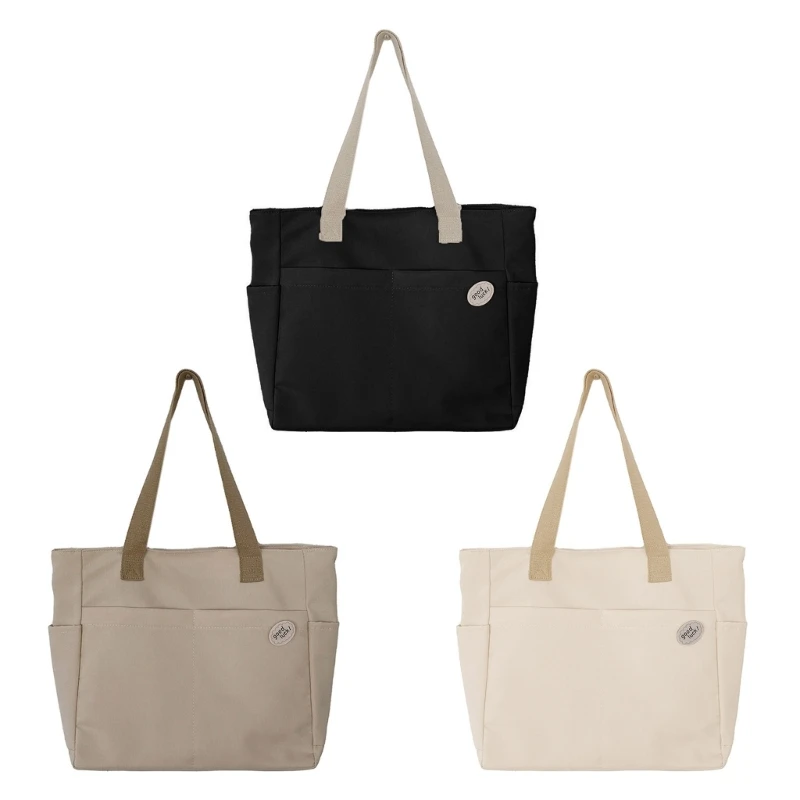 

M6CC Shoulder Bag Large Capacity Handbag Girl Women Versatile Japanese Style Tote Bag