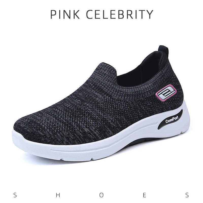 

Women Shock Casual Shoes Ladies Breathable Leisure Flat Sneakers Absorption Woman Walking Running Shoes zapatillas mujer