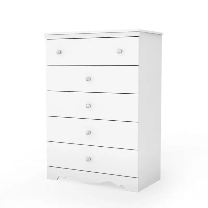 

5-Drawer Chest, White