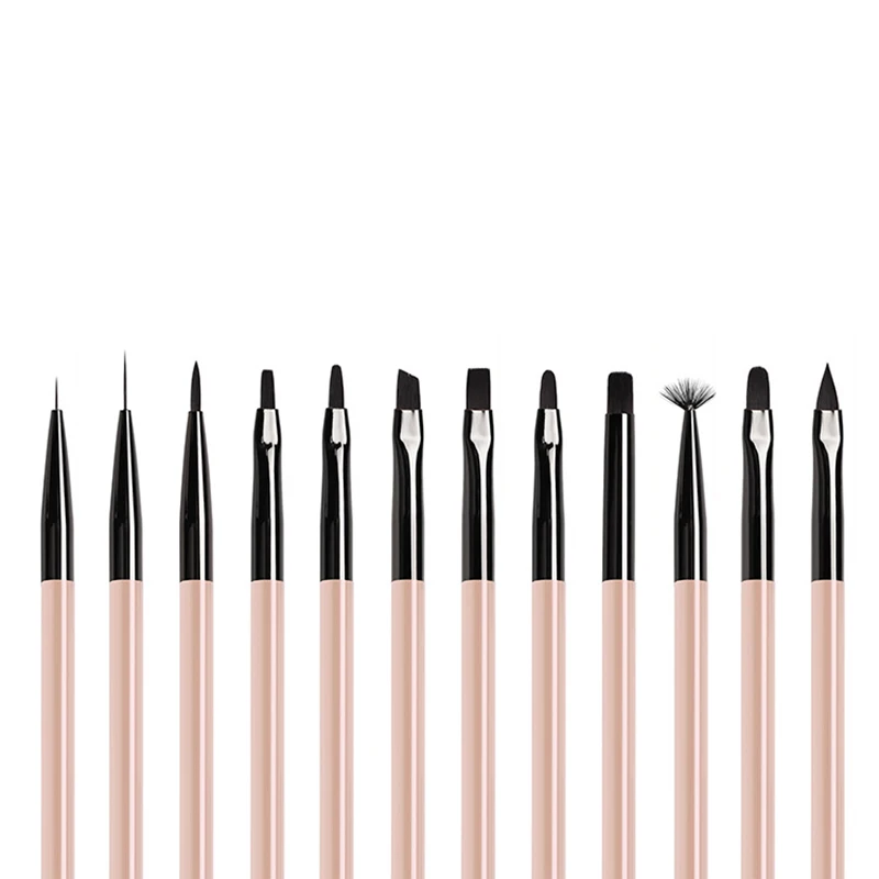 

Premium 1Pcs Detail Paint Brush Manicure Tool Nail Art Tool Pens Hook Line Watercolor Acrylic Watercolor Oil Model Kits Supplies