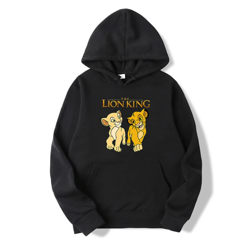 

Kawaii The Lion King Funny Cartoon Aesthetic Hoodies Women And Men Harajuku Cute Disney Anime Sweatshirt Ullzang Graphic Hoody