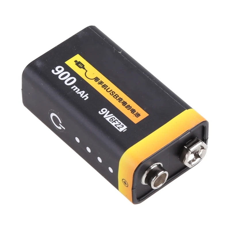 

Высокоемкая аккумуляторная батарея USB 9 в 900 мАч, литий-ионная аккумуляторная батарея Micro USB