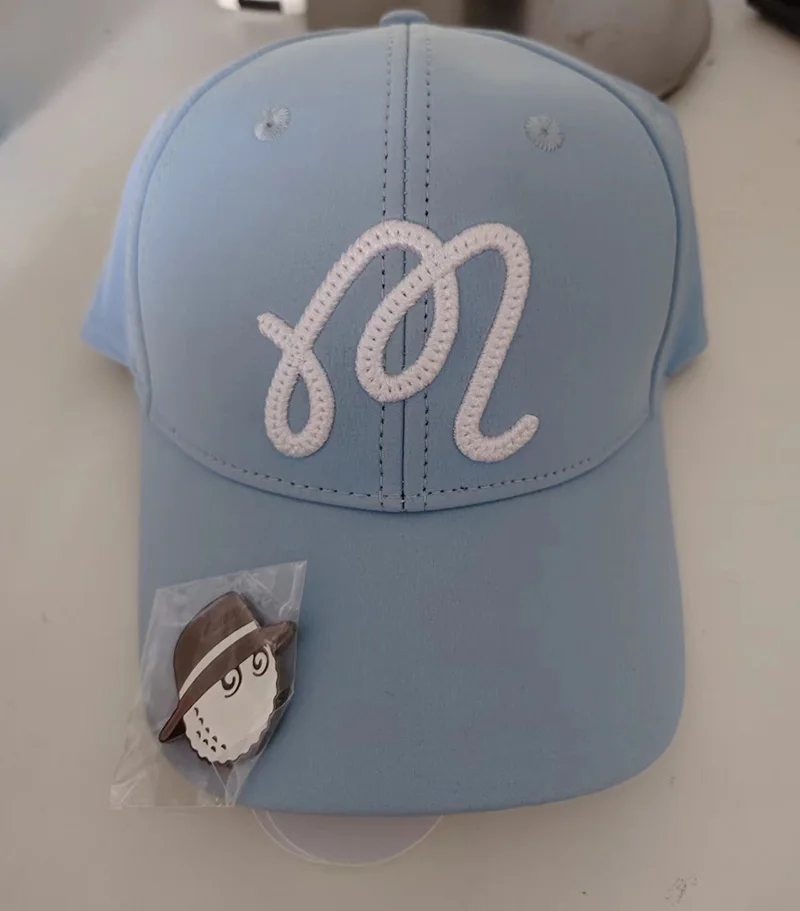 Malbon Golf Cap Men's and Women's Including Hat Holder Breathable Sunshade Sport Cap 2023 Embroidered