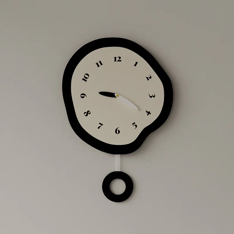

Nordic Wall Clock Restaurant Ins Clock Wall Clock Living Room Bedroom Ultra Silent Clock Living Room Decor