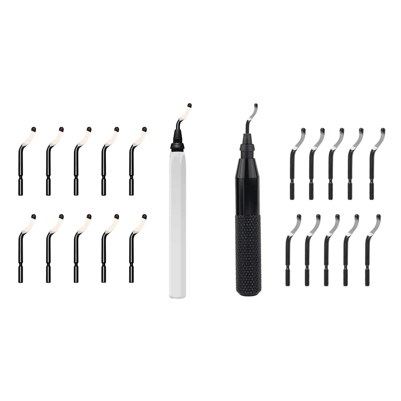 

AT14 11 Pcs Rotary Hand Deburring Tool Kit Set Practical For Cutting Deburrs Wood Plastic Aluminum Copper And Steel