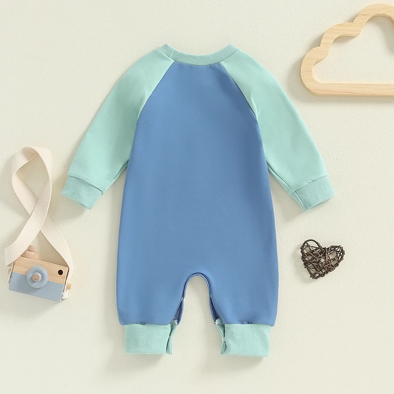 Осенние модные комбинезоны для маленьких мальчиков Комбинезоны контрастных