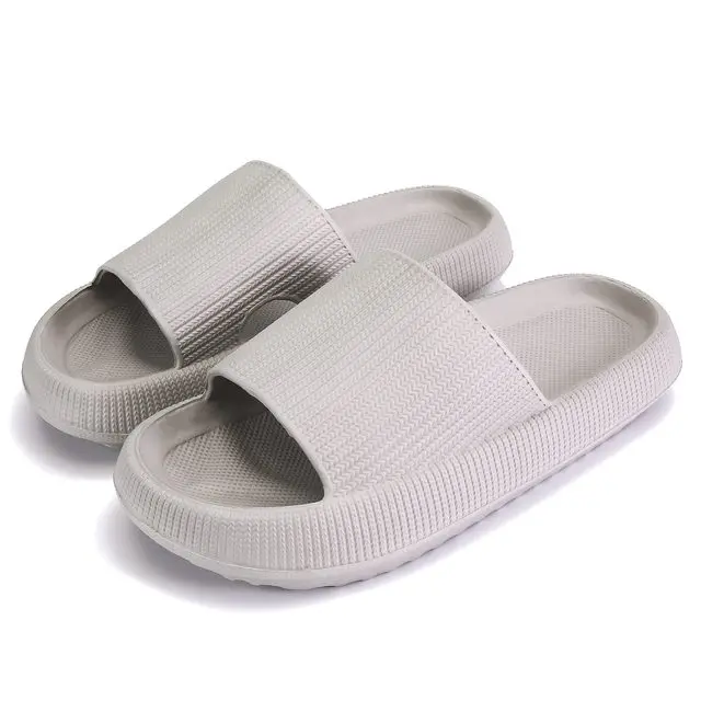 

2023 Slippers for Women Men Massage Non-Slip Soft Comfy Thick Sole Home Cloud Cushion Slide Indoor Outdoor Platform Shoes