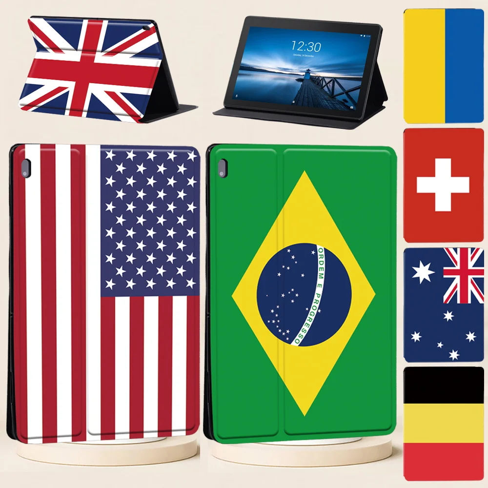 

Tablet Case for Lenovo Tab M10 X605F X505F/Tab E10 TB-X104F/Tab M10 PLUS X606F/M10 HD X306F X306X/Tab M7/M8 Ultra Thin Cover