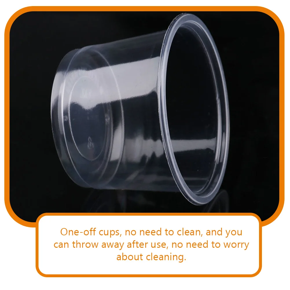 50 шт. одноразовые чашки для пудинга мороженого желе йогурта пластиковые