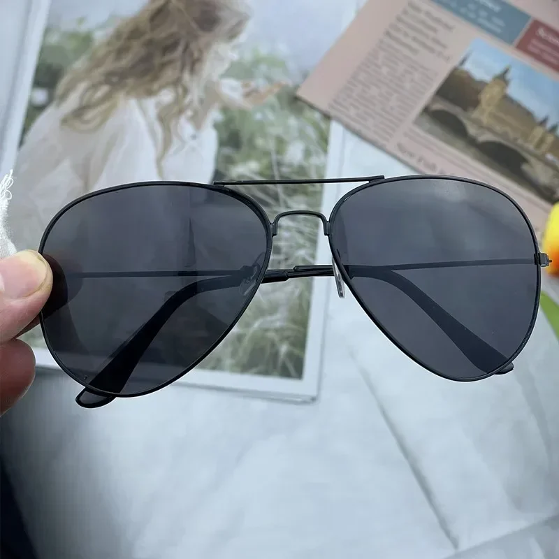 Солнцезащитные очки-авиаторы унисекс роскошные брендовые дизайнерские