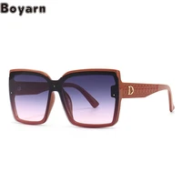 boyarn oculos eyewear cat eye sunglasses womens luxury brand design street photos ins glasses model square moder