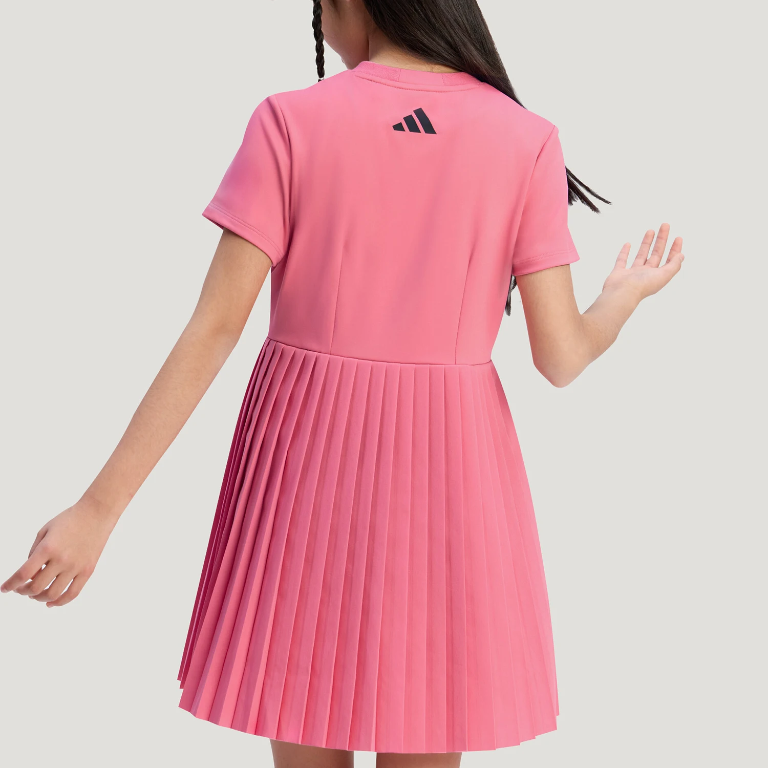 Фото Оригинальное зеленое модное детское спортивное платье Adidas серии KV4504. №3