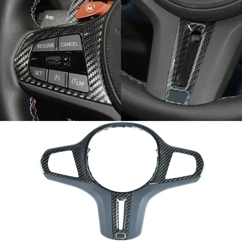 Отделка рулевого колеса из углеродного волокна рамка M Merformance для BMW G30 G32 G42 G14 G01 G02