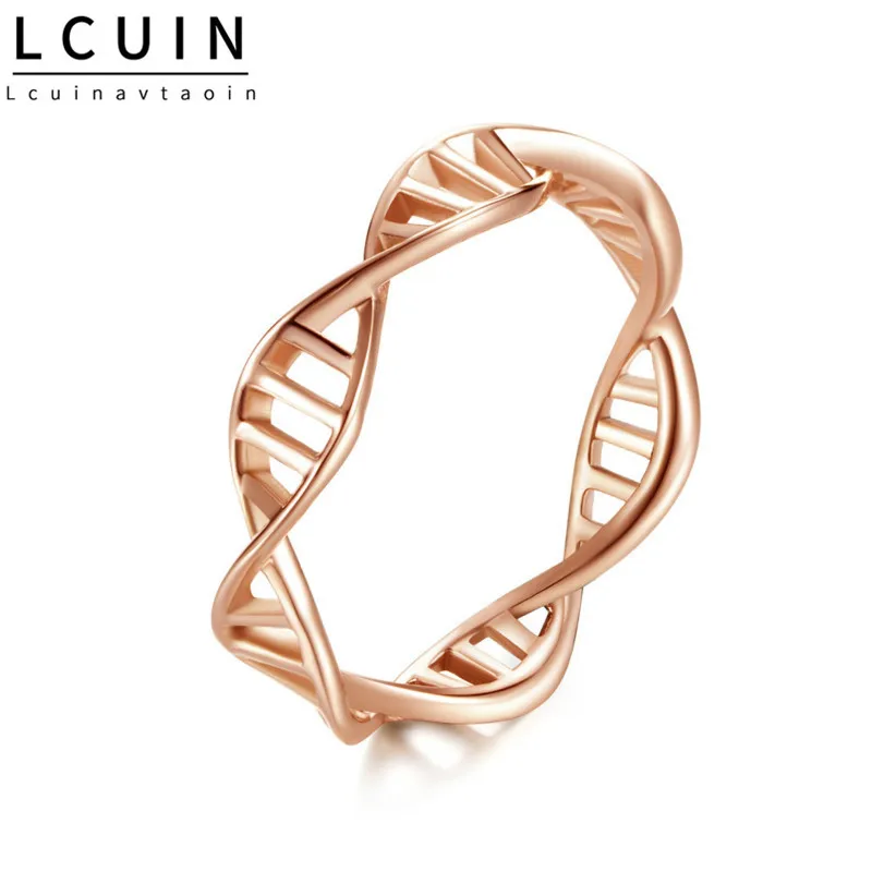 Double Helix Rose Gold Ring Infinity Eternity Charms Best Friend Gift Endless Love Symbol Fashion Rings For Women Anel | Украшения и
