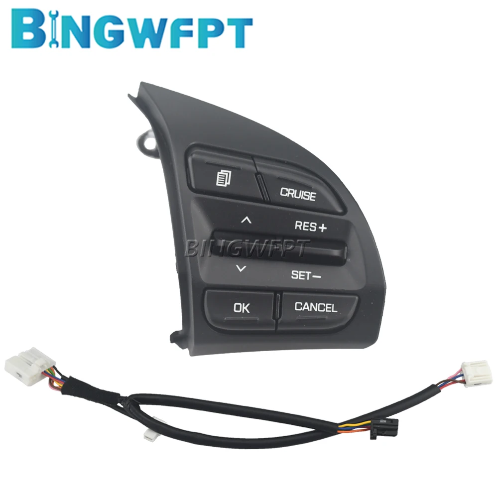 

Новая кнопка для Hyundai Elantra 1,4 T 2016 2017 2018 2019 кнопки круиз-контроля Кнопка рулевого колеса