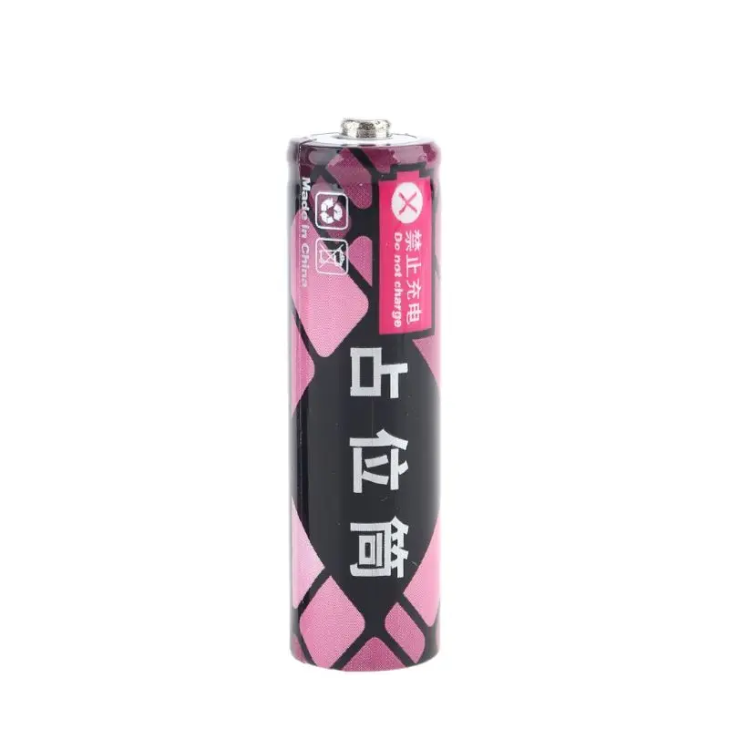 

Universal 1Pc No Power 14500 AA AAA 10440 Size Dummy Fake Battery Shell Placeholder Cylinder Conductor