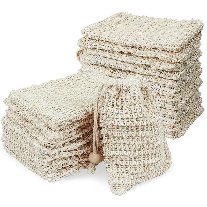 

36 Pcs Soap Bag Pouch Soap Saver Bag Handmade Soap Bag Mesh Soap With Drawstring For Bath & Shower Use