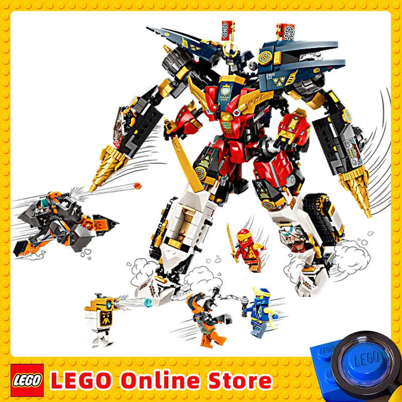 

LEGO Ninjago Ninja Ultra Combo Mech 71765 Building Toy Set 4-in-1 Ninja Battle for Kids Boys and Girls Ages 9+ (1,104 Pieces)
