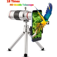18x hd mobile camera telescope is applicable to huawei xiaomi and other smart phones for hunting hiking and bird watching