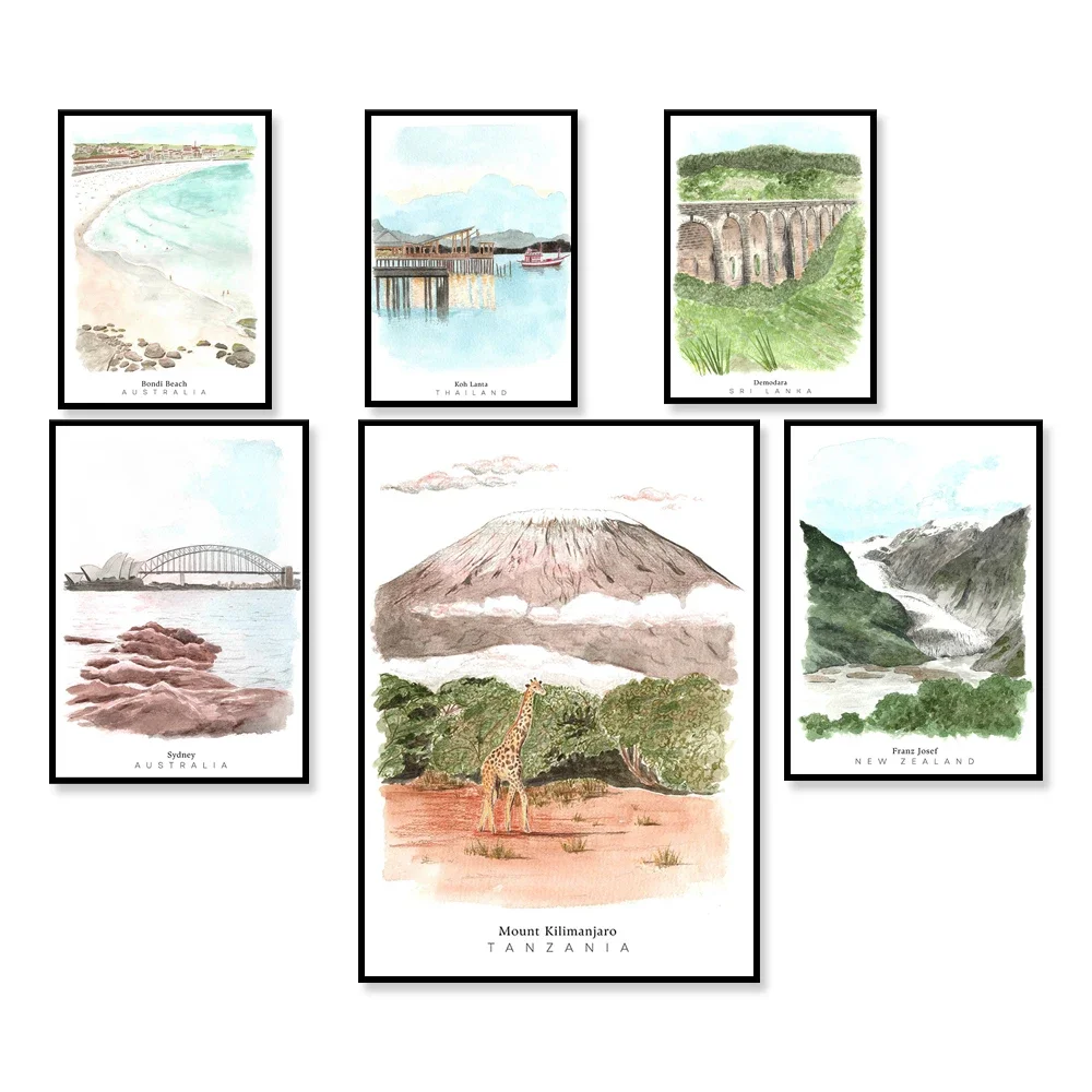 Ко Ланта Старый город Таиланд Гора Килиманджаро Танзания Франц Йозеф Ледник