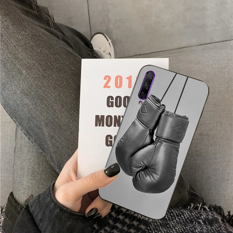 Мультяшные Боксерские перчатки для девочек спортивный чехол телефона Huawei P50 Pro P30
