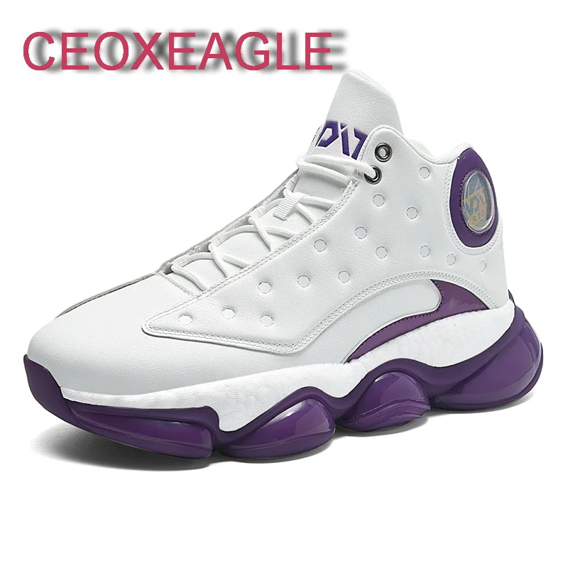 Новые Высокие баскетбольные туфли мужские уличные кроссовки мужская
