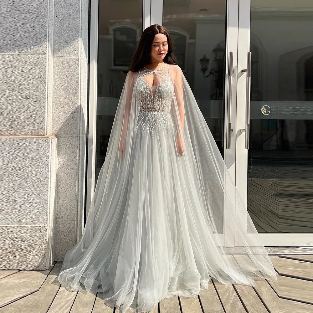 

YALIN изысканные трапециевидные платья для выпускного вечера на тонких бретельках Вечерние платья со шлейфом 2022 блестящее Тюлевое вечернее п...