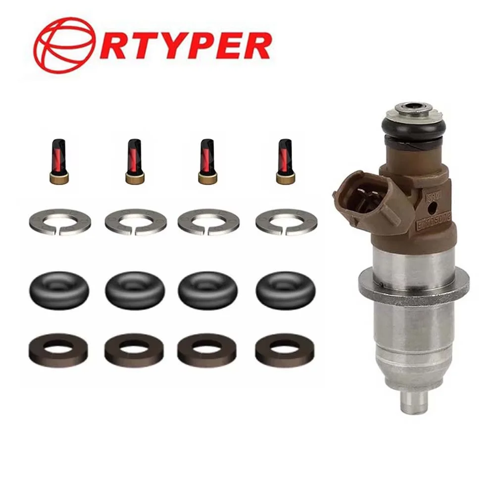 

4 комплекта ремонтных комплектов форсунок GDI, пластиковая прокладка Micro Oring Mitsubishi Pajero 4g94 6G74 2,0 2,4 MD 361844 E7T05072 MR 560553