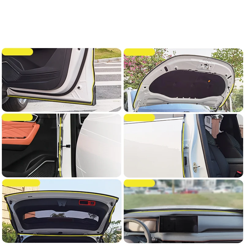 

Уплотнительная лента для автомобиля Geely Okavango 2024 2023, Модифицированная звукоизоляция двери двигателя и фотолента, автомобильные аксессуары