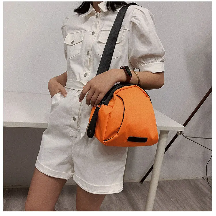 Повседневная тканевая оксфордская сумка через плечо с принтом хлеба