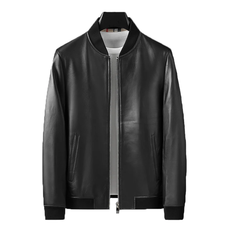 

Куртка, модная одежда, новинка 2021, мужская теплая куртка из овчины