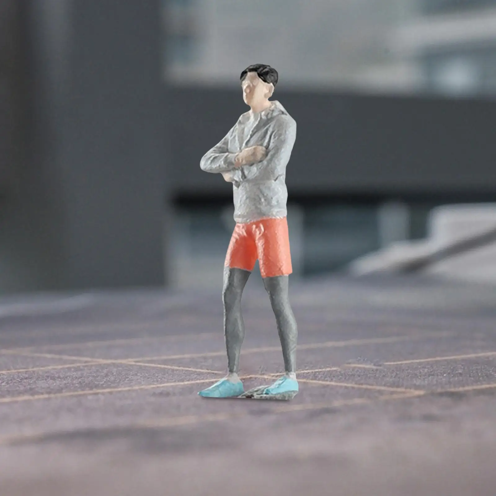 

Миниатюрные сцены масштаб 1/64 мини модели поезда архитектурная Диона фигурки Кукольный дом люди для парка поезд Строительная компоновка