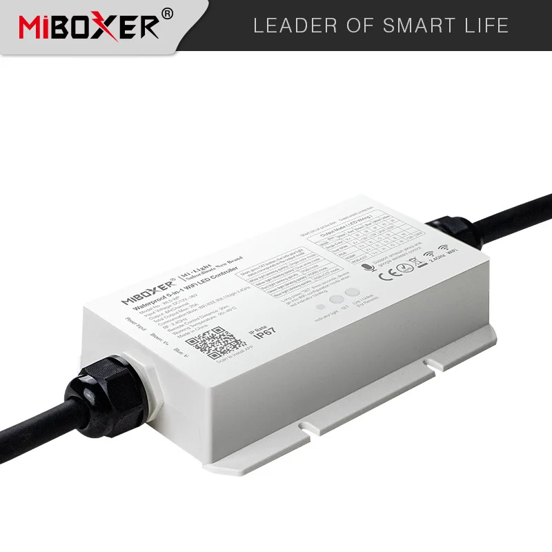 Водонепроницаемый Контроллер светодиодной ленты LS2-WP 5 в 1 (2 4 ГГц)/WL5-WP (Wi-Fi + 2 ГГц)