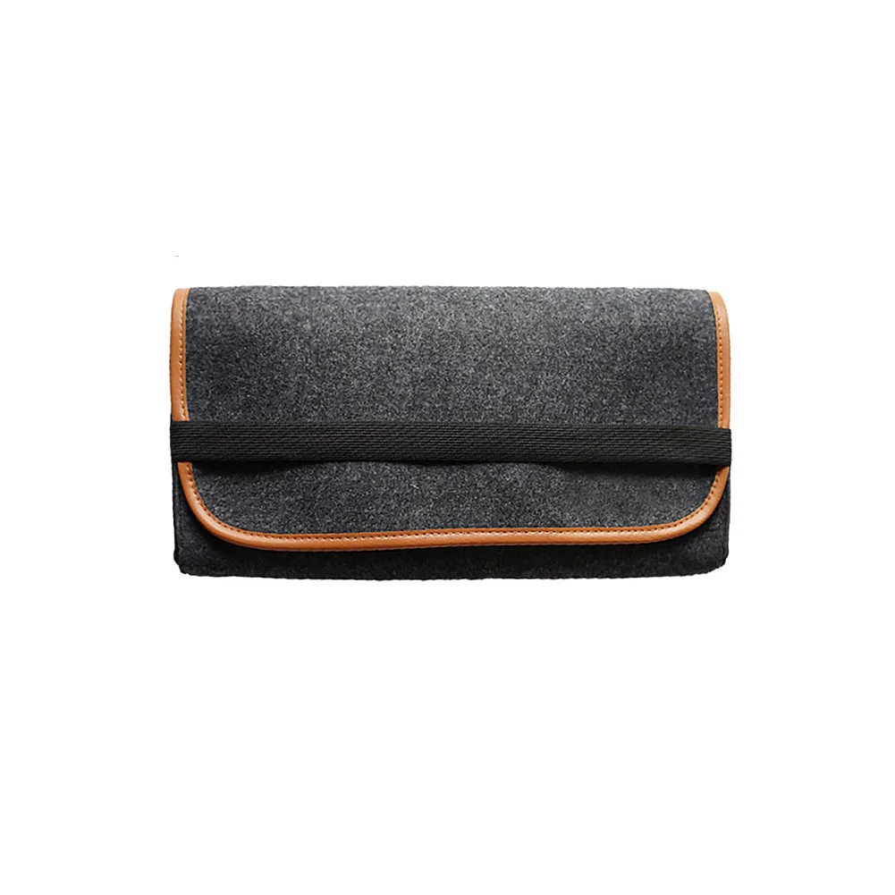 

Storage Felt Fabric Elastic Band Flip Cover Organizer Dust Proof Durable Protective Practical Mechanical Keyboard Bag Portable