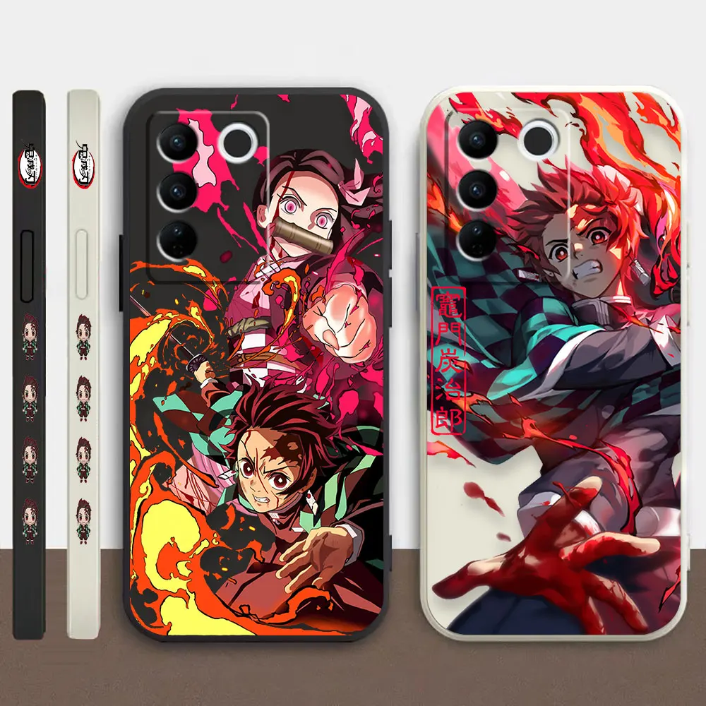 

Case For VIVO S1 S5 S6 S7 S9 S9E S10 S12 S15 S16 S16E V19 V20 V21 V23 V25 V27 PRO 5G Case Funda Shell Anime Tanjiro Demon Slayer