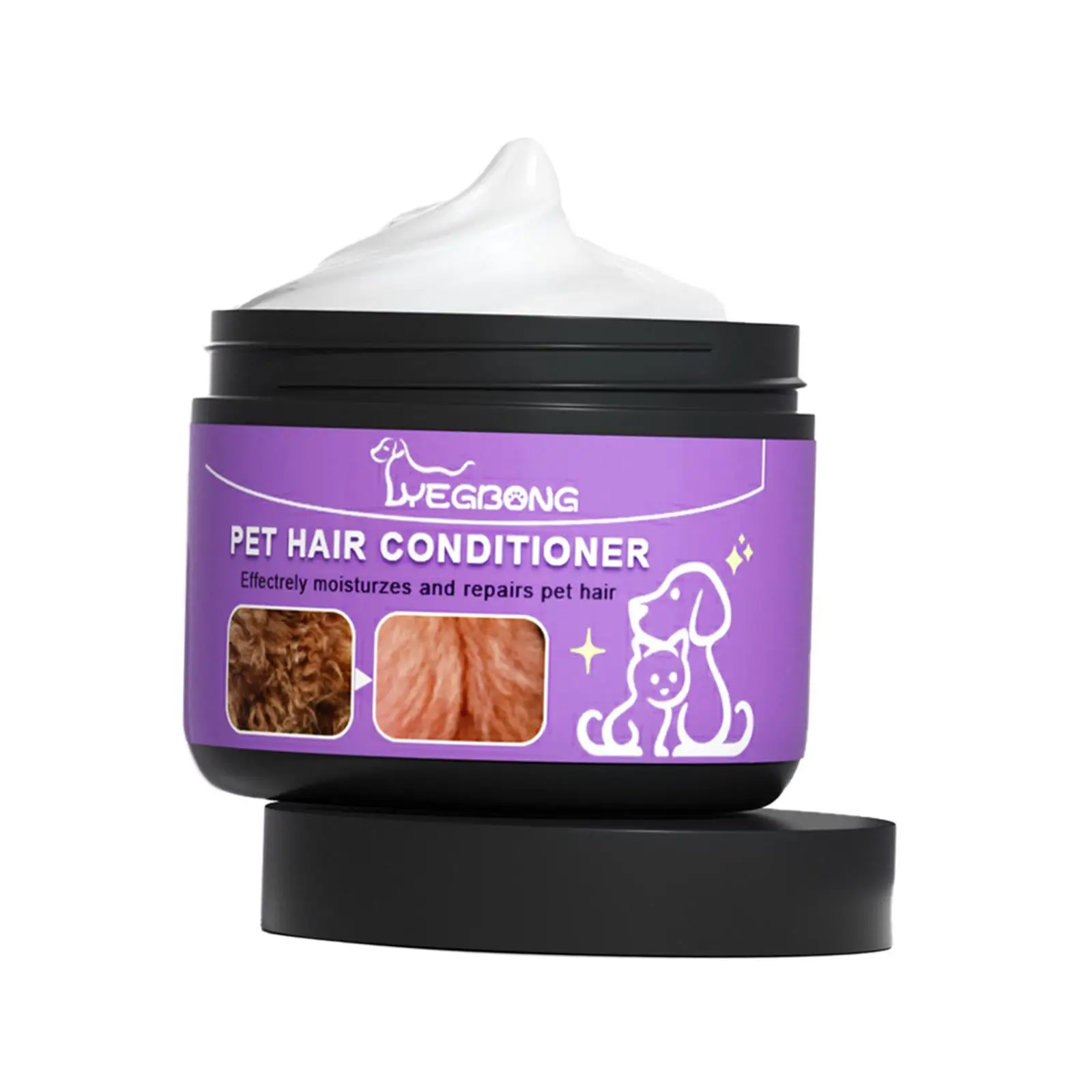 

Кондиционер для шерсти домашних животных предотвращает запутывание и спутывание шерсти продукты для домашних животных антистатические ан...